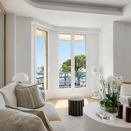 Les Arcades - Renovated 3-room With Sea View On La Croisette Cannes